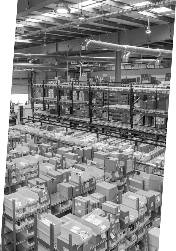 Hero background showing a warehouse